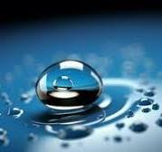 قطره آب روی سطح آبگریز